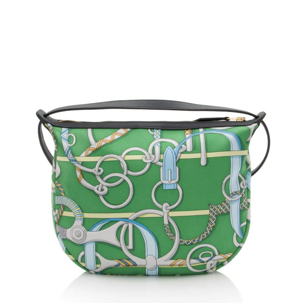 Hermes Silk Calfskin Sursoie To Go Pouch - Picture 3 of 9